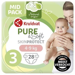 Kruidvat Pure&Soft Pants Maat 3    28 luiers