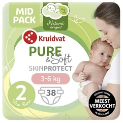 Kruidvat Pure&Soft Maat 2    38 luiers