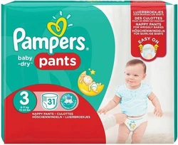 Pampers Baby Dry Pants - Maat 3 - 62 Luiers - Maandverpakking