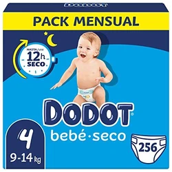 Dodot Droge baby luiers Talla 4 (256 Unidad)