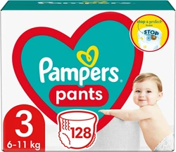 Pampers Pants - Luierbroekje, luiers, maat 3 / 128 stuks