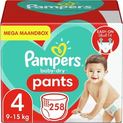 Pampers - Baby Dry Pants - Maat 4 - Mega Maandbox - 258 luierbroekjes