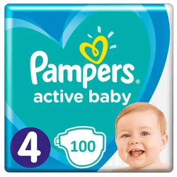 Pampers Active Baby Dry Maat 4 - 100 Luiers