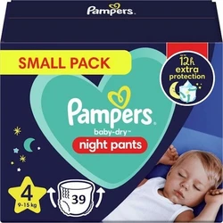 Pampers Baby Dry Night Pants Maat 4 - 39 Luierbroekjes Pampers Baby Dry Night Pants Maat 4 - 39 Luierbroekjes