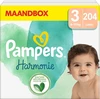 Pampers Harmonie Luiers - Maat 3 (6-10kg) - 204 Luiers - Maandbox