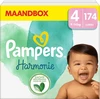 Pampers Harmonie Luiers - Maat 4 (9-14kg) - 174 Luiers - Maandbox