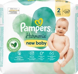 Pampers Harmonie Babyluier Maat 2 Mini (4-8 kg), 25 Stuks