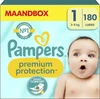 Pampers Premium Protection - Maat 1 (2kg - 5kg) - 180 Luiers - Maandbox