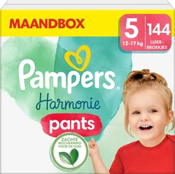 Pampers Harmonie Pants Maat 5 - 144 Luierbroekjes - 12kg tot 17kg - Maandbox