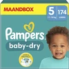 Pampers Baby-Dry - Maat 5 (11kg - 16kg) - 174 Luiers - Maandbox