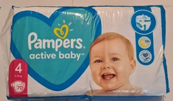 Pampers active baby maat 4 (9-14 kg) - 2 x 70 stuks