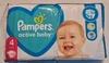 Pampers active baby maat 4 (9-14 kg) - 2 x 70 stuks