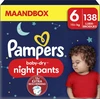 Pampers Baby-Dry Night Pants - Maat 6 (15kg+) - 138 Luiersbroekjes Maandbox