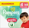 Pampers Harmonie Pants Maat 4 - 168 Luierbroekjes - 9kg tot 15kg - Maandbox