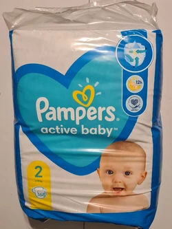 PAMPERS ActiveBaby Maat 2 - (4-8kg) -168 st