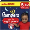 Pampers Baby-Dry Night Pants - Maat 5 (12kg - 17kg) - 160 Luierbroekjes Maandbox