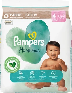 Pampers Harmonie Babyluier Maat 4 Maxi (9-14 kg), 22 Stuks