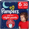 Pampers Baby Pants night Baby Dry Maat 6 (15+ kg), 30 stuks