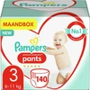 Pampers Premium Protection Pants Maat 3 – 140 Luierbroekjes Maandbox