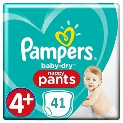 Pampers Baby Dry Pants Maat 4+ - 41 luierbroekjes Pampers Baby Dry Pants Maat 4+ - 41 luierbroekjes