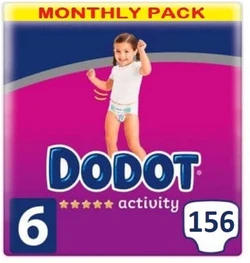 Dodot Activity Maat 6 - 156 Luiers Maandbox