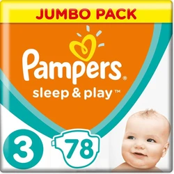 Pampers Baby Luiers - Sleep & Play - Maat 3 - 78 Stuks