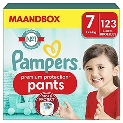 Pampers Premium Protection Pants maat 7   123 luiers