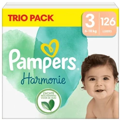 Pampers Harmonie Luiers Maxi Geant Maat 3 6-10 KG 126 Stuks