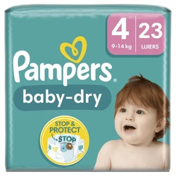 Pampers Baby-Dry Luiers Maat 4 9-14 KG 23 Stuks