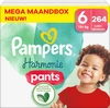 Pampers - Harmonie Pants - Maat 6 - Mega Maandbox - 264 stuks - 15+ KG