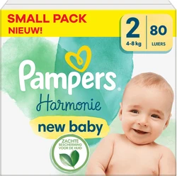 Pampers - Harmonie - Maat 2 - Small Pack - 80 stuks - 4/8 KG Pampers - Harmonie - Maat 2 - Small Pack - 80 stuks - 4/8 KG