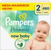 Pampers - Harmonie - Maat 2 - Mega Maandbox - 480 stuks - 4/8 KG Pampers - Harmonie - Maat 2 - Mega Maandbox - 480 stuks - 4/8 KG