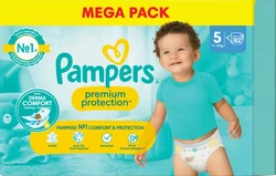 Pampers Premium Protection Maat 5, 82 Luiers