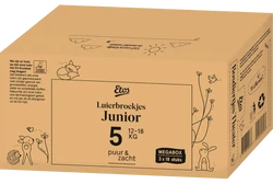 Etos Puur & Zacht Luierbroekjes Maat 5 Junior 11+ kg 54 stuks