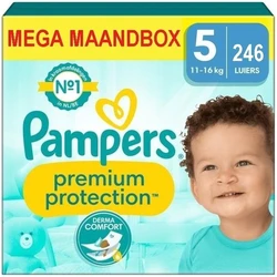 Pampers - Premium Protection - Maat 5 - Mega Maandbox - 246 luiers - 11/16 KG