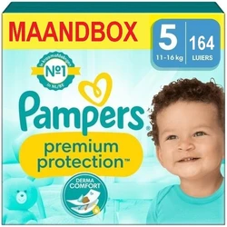 Pampers - Premium Protection - Maat 5 - Maandbox - 164 luiers - 11/16 KG