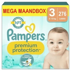 Pampers - Premium Protection - Maat 3 - Mega Maandbox - 276 luiers - 6/10 KG