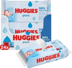 Huggies - Pure - Huggies - Pure - Billendoekjes - 1344 babydoekjes - 24 x 56
