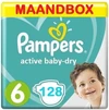 Pampers - Active Baby Dry - Maat 6 - Maandbox - 128 stuks - 13/18KG