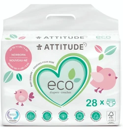 Attitude Ecologische luiers maat 1 28 luiers