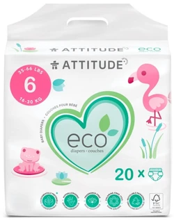 Attitude Ecologische luiers maat 6 20 luiers