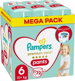 Pampers - Premium Care Pants - Maat 6 - Mega Pack - 72 luierbroekjes - 15+KG