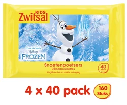 Zwitsal Kids Frozen Snoetenpoetsers 4 x 40 monddoekjes