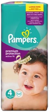 Pampers - Active Fit - Jumbo pak- Maat 4