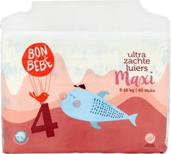 Bonbébé Ultra Zachte Luiers - standaard pak - 4