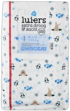 Albert Heijn - Extra droog &amp; zacht luiers - voordeelpak - 4