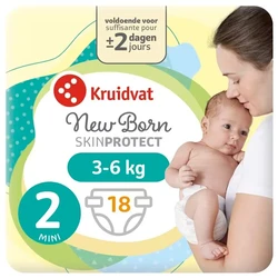 Kruidvat 2 NewBorn Mini Luiers Smallpack