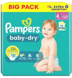 Pampers Baby-Dry Maat 4 Luiers