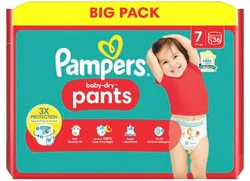 Pampers Baby-Dry Pants Maat 7 Luierbroekjes