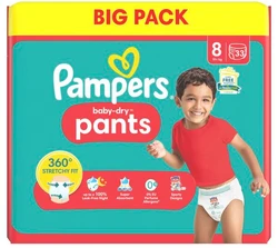 Pampers Baby-Dry Pants Maat 8 Luierbroekjes